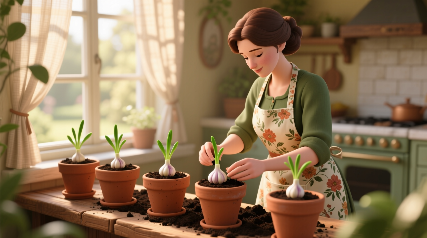 lasagna planting bulbs in pots