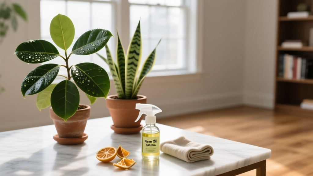 What to Spray on Plants Before Bringing Indoors