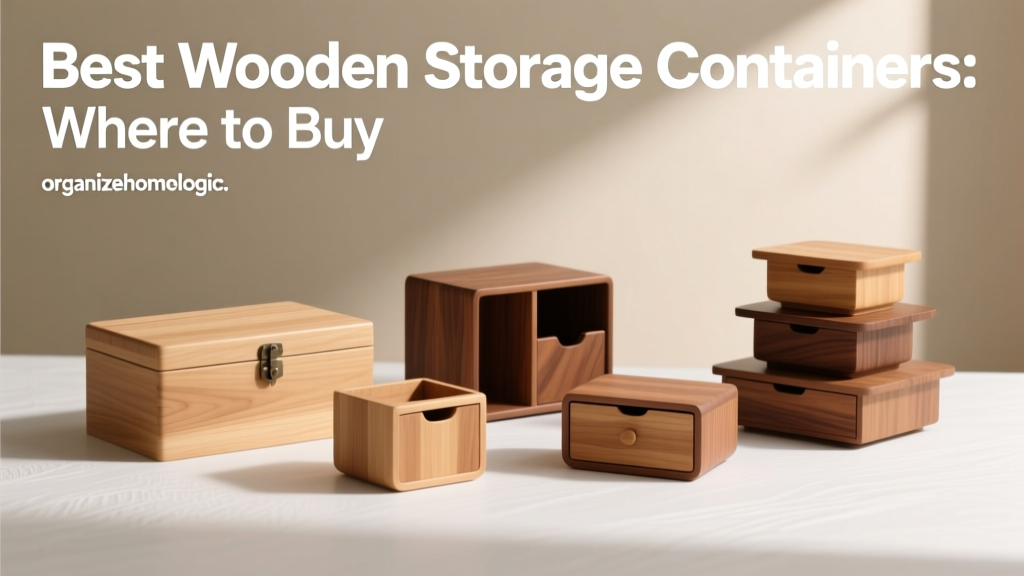 Best Wooden Storage Containers: Where to Buy