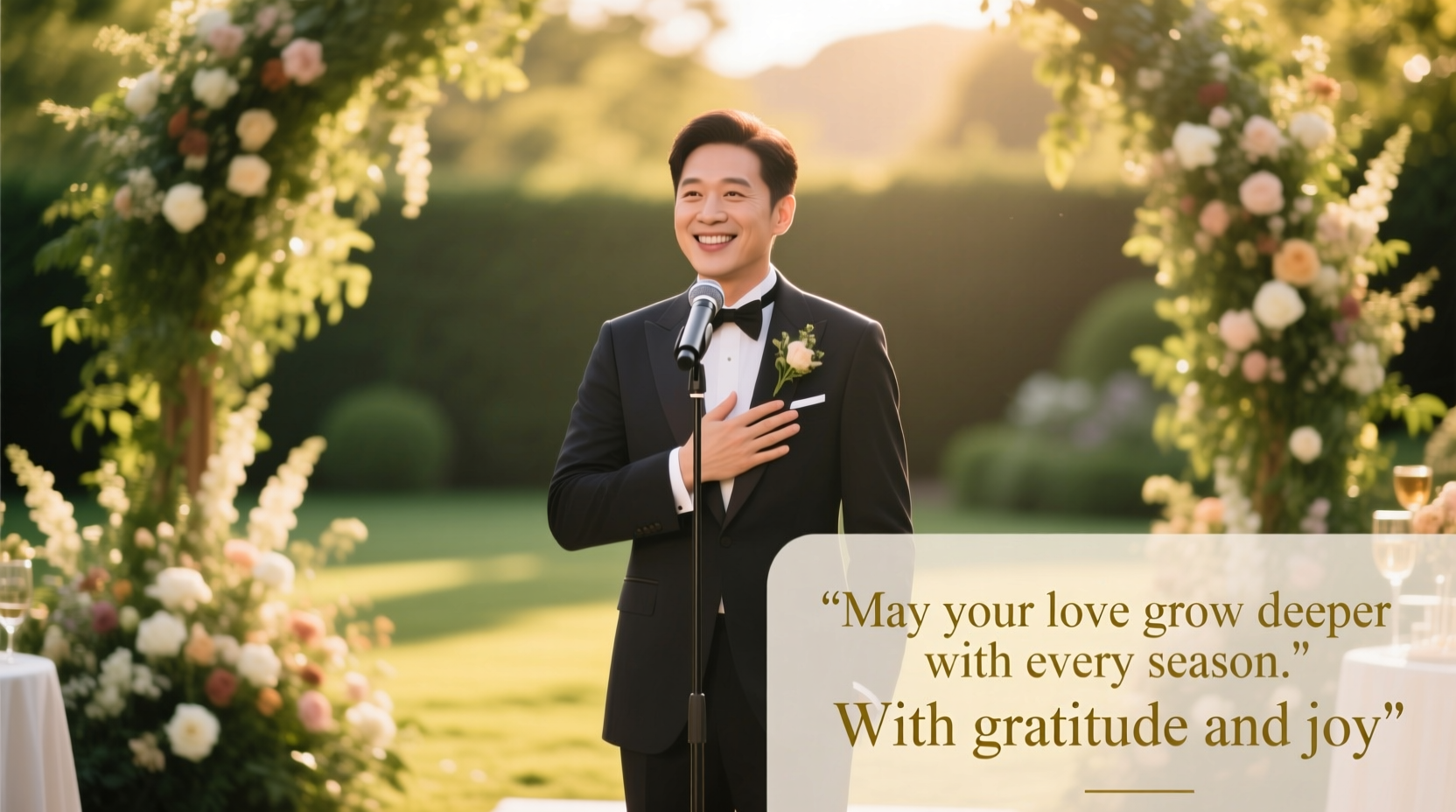 how to end a wedding speech