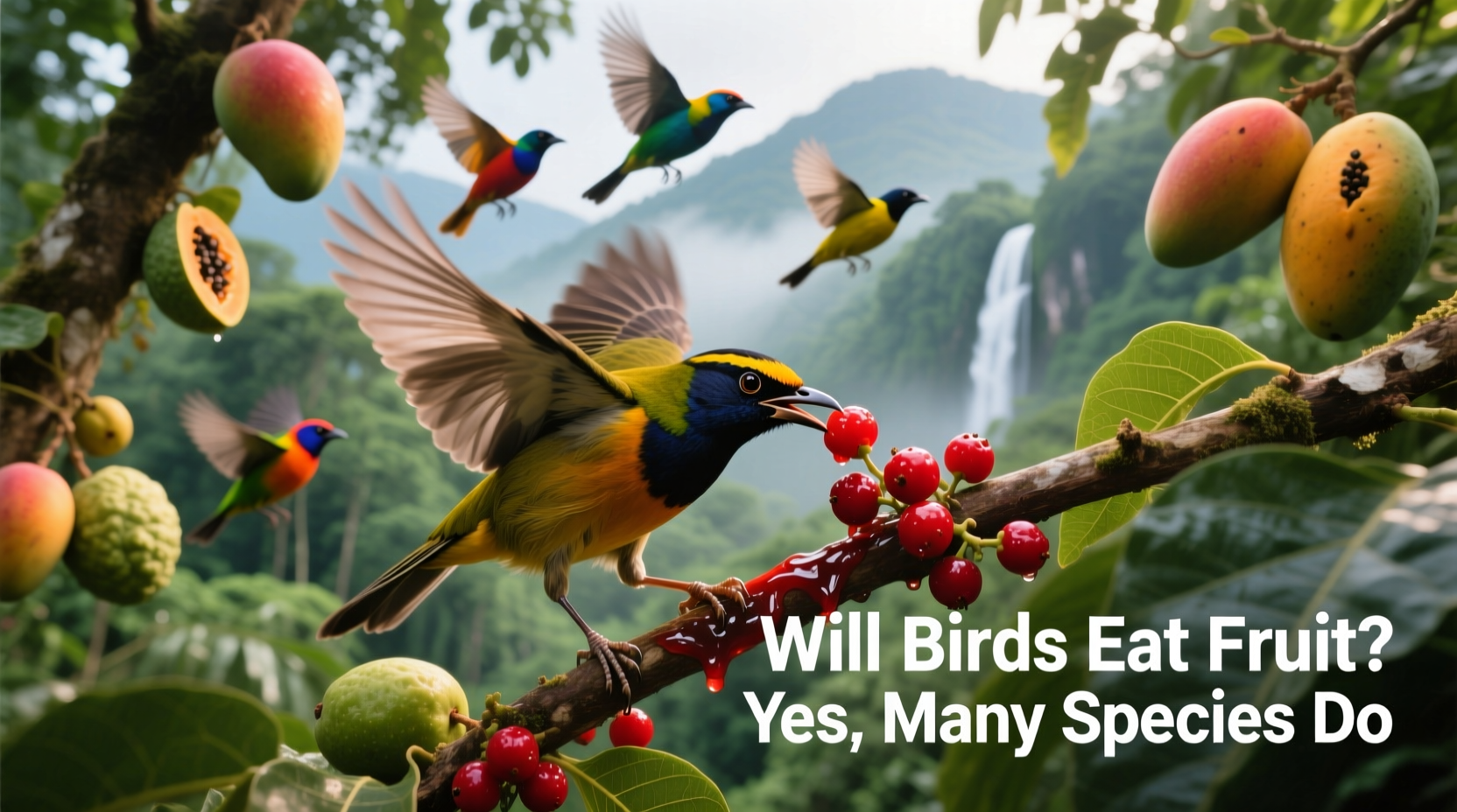 Will Birds Eat Fruit? Yes, Many Species Do
