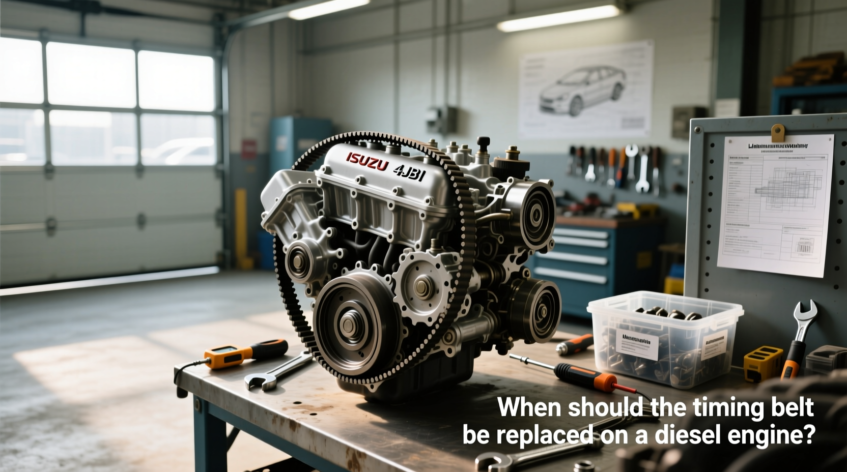 How to Choose Isuzu 4JB1 Engine Timing Belt, When to Replace It