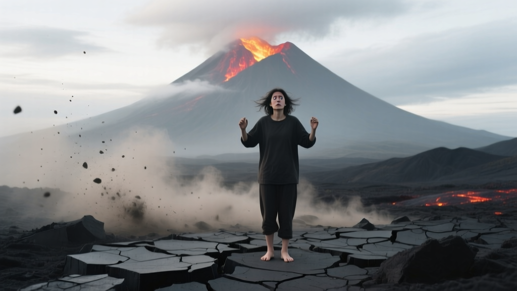 Volcano Feeling Panic: Emotional Dream Meaning