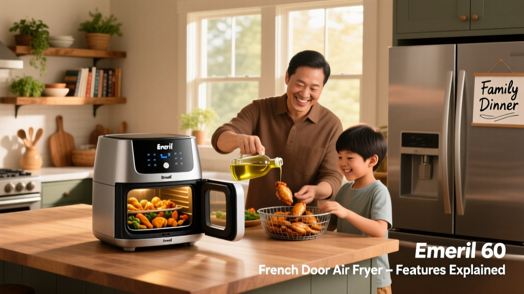 Emeril 360 French Door Air Fryer Features Explained