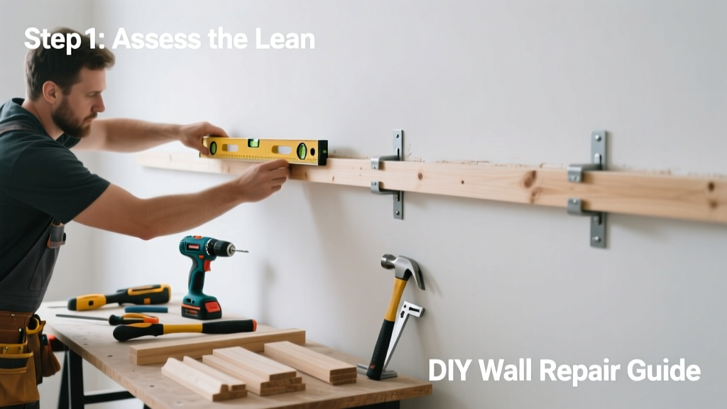 How to Fix a Leaning Wall: DIY Repair Guide