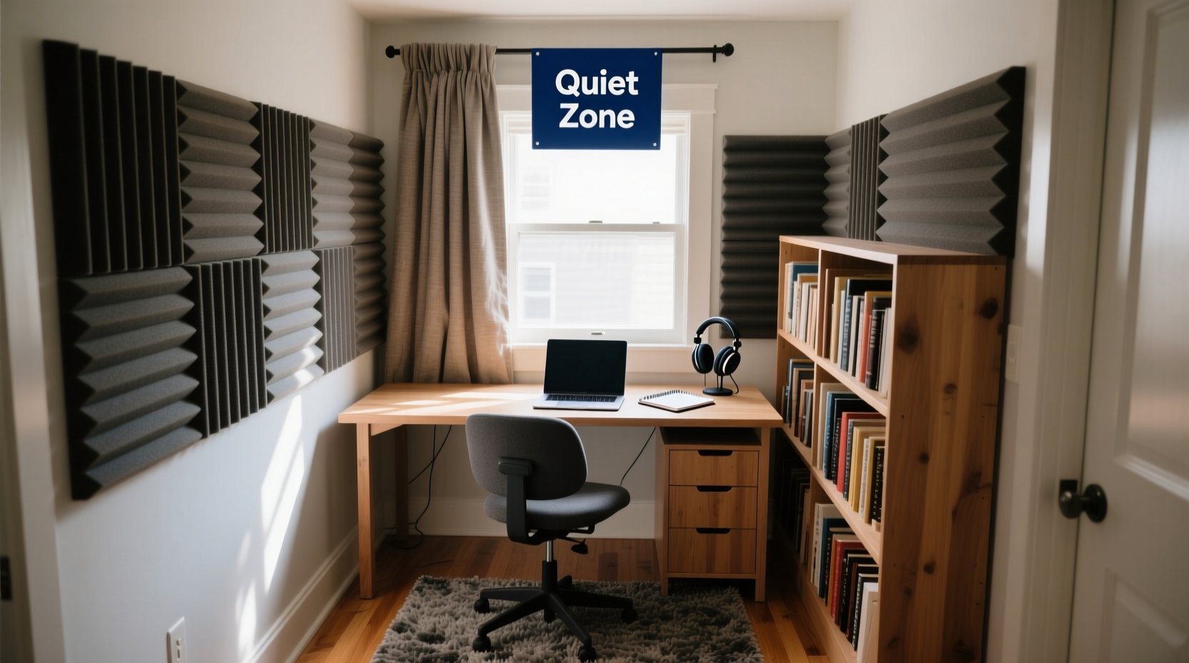 affordable ways to soundproof a home office for remote work calls