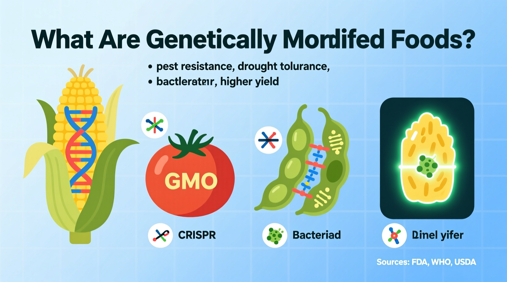What Foods Are Genetically Modified: Complete 2025 Guide