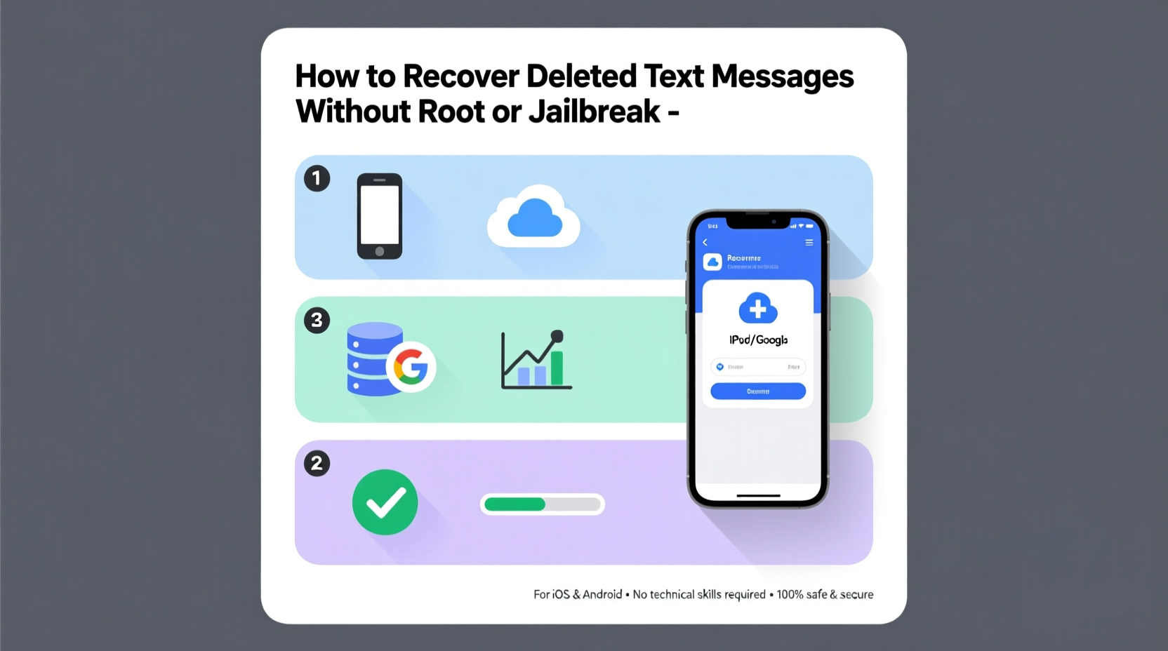 how to recover deleted text messages without root or jailbreak
