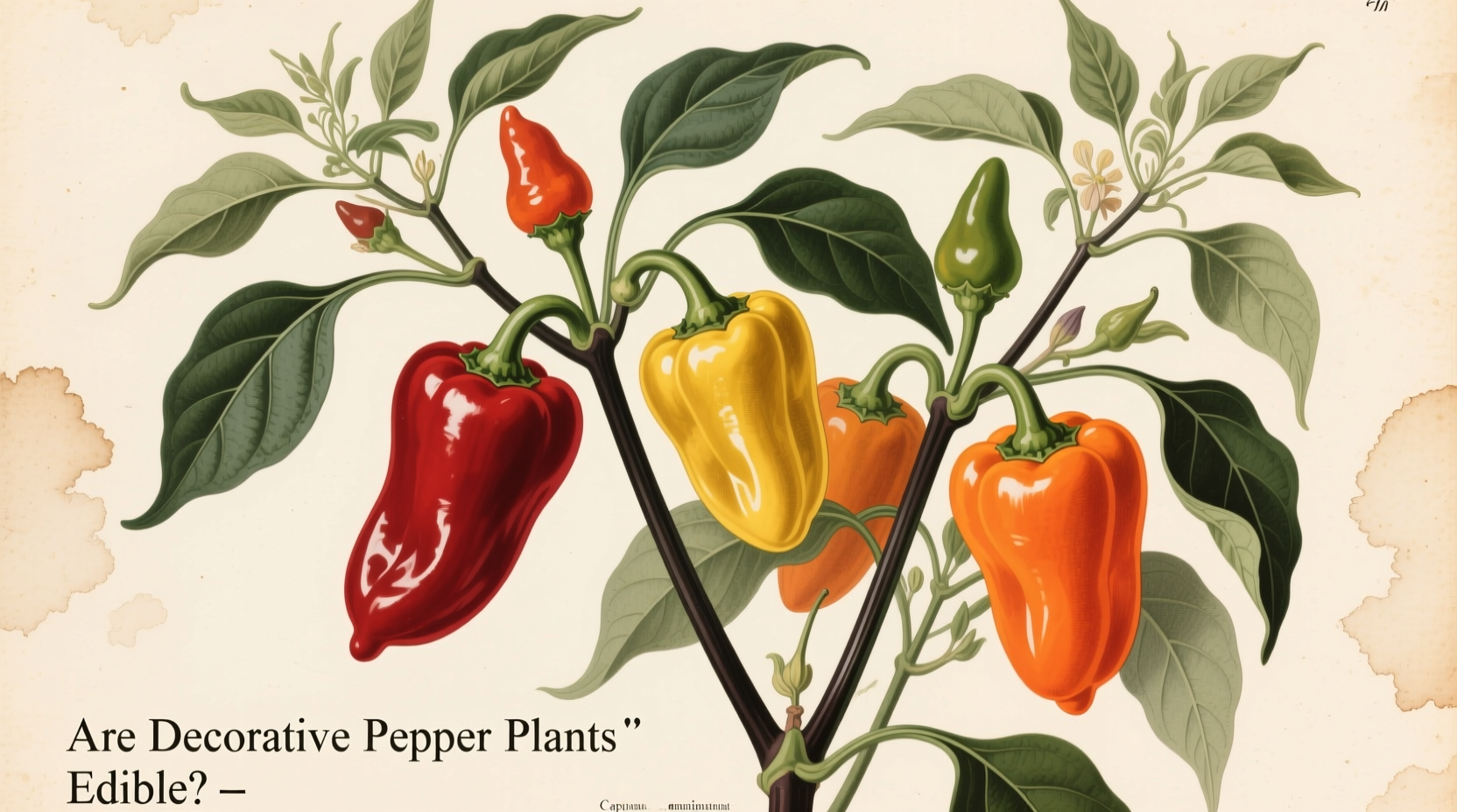 Are Decorative Pepper Plants Edible? Safety Facts Revealed