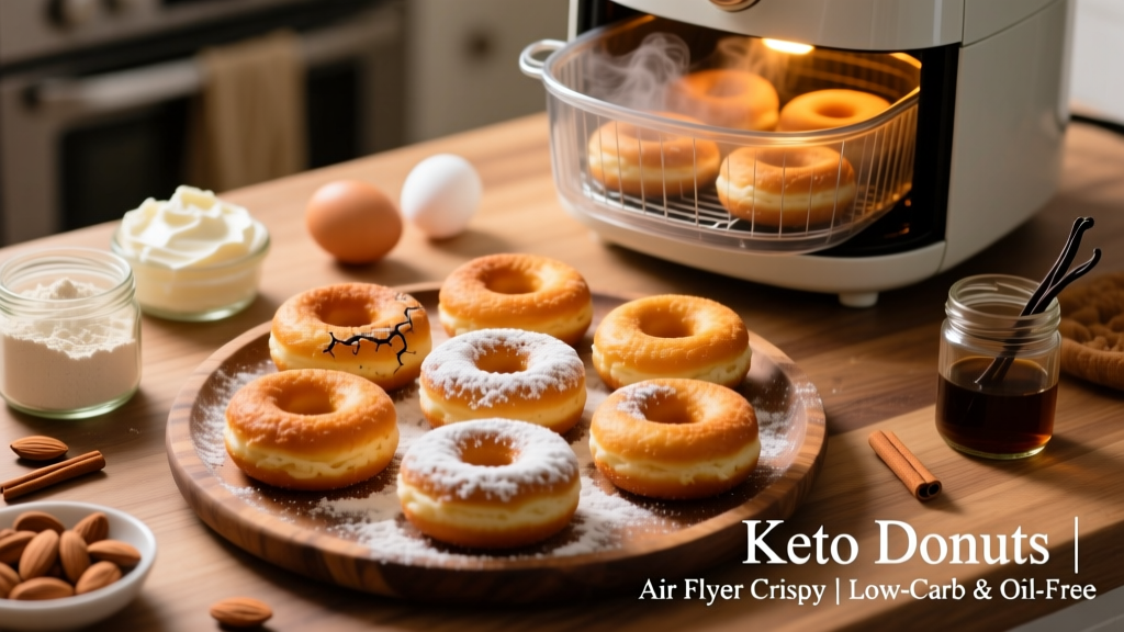 Keto Donuts in Air Fryer: Crispy, Low-Carb & Oil-Light