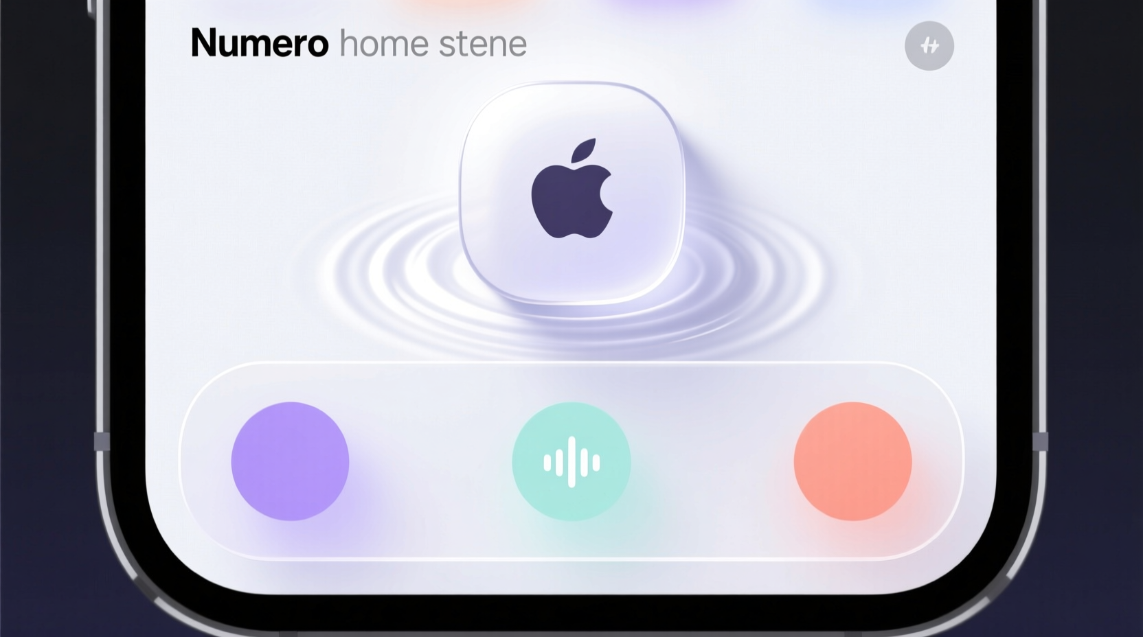 the numero home screen