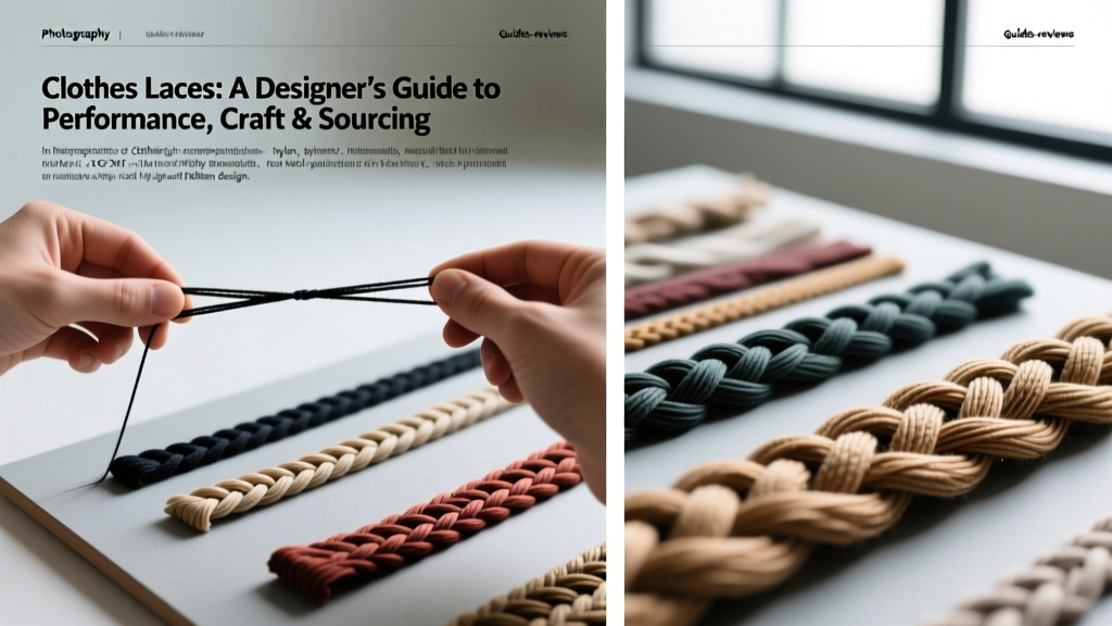 Clothes Laces: A Designer’s Guide to Performance, Craft & Sourcing
