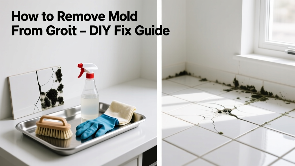 How to Remove Mold From Grout: DIY Fix Guide