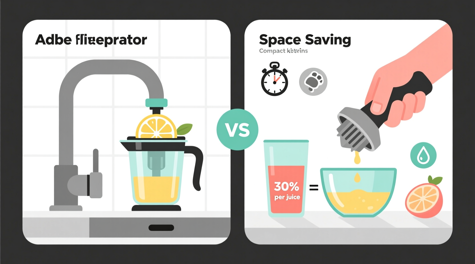 citrus juicer attachment vs handheld reamer