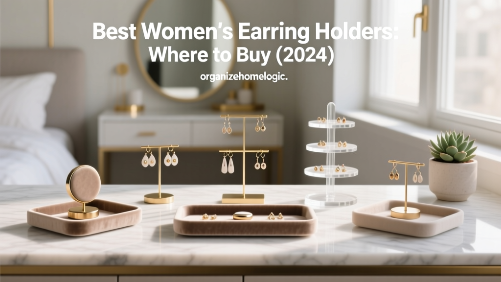 Best Women's Earring Holders: Where to Buy (2024)