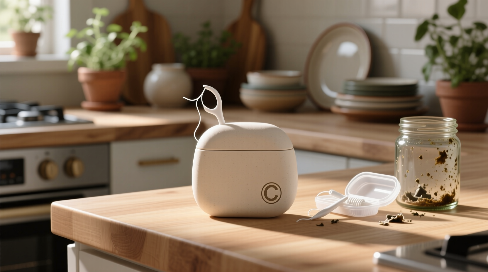eco friendly cleaning tips compostable floss containers