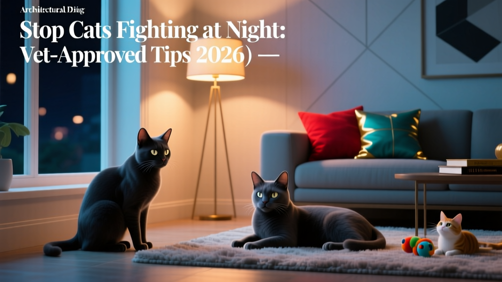 Stop Cats Fighting at Night: Vet-Approved Tips (2026)