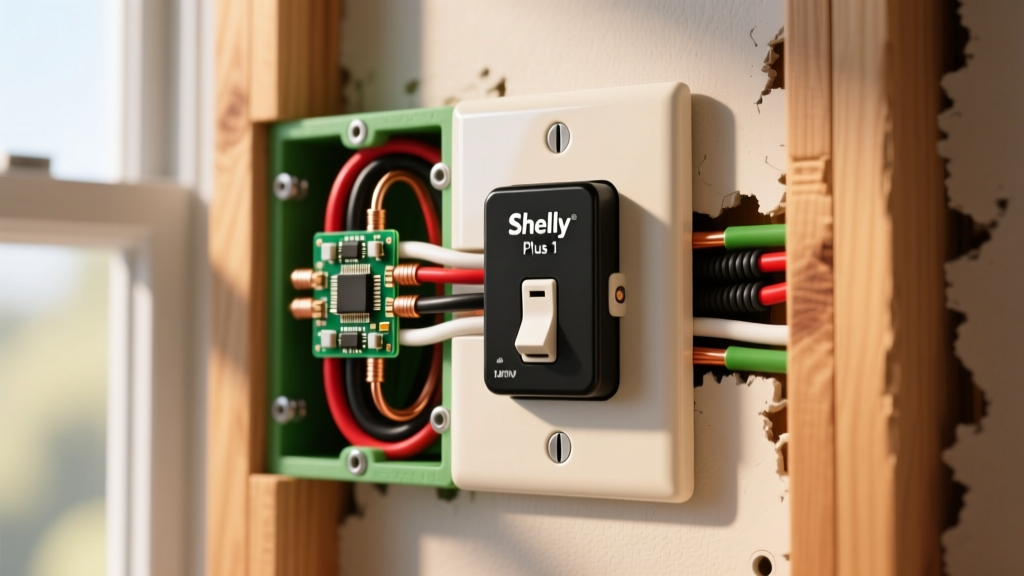 Show Me the Wiring Diagram: Shelly Plus 1 Behind a 120V US Light Switch