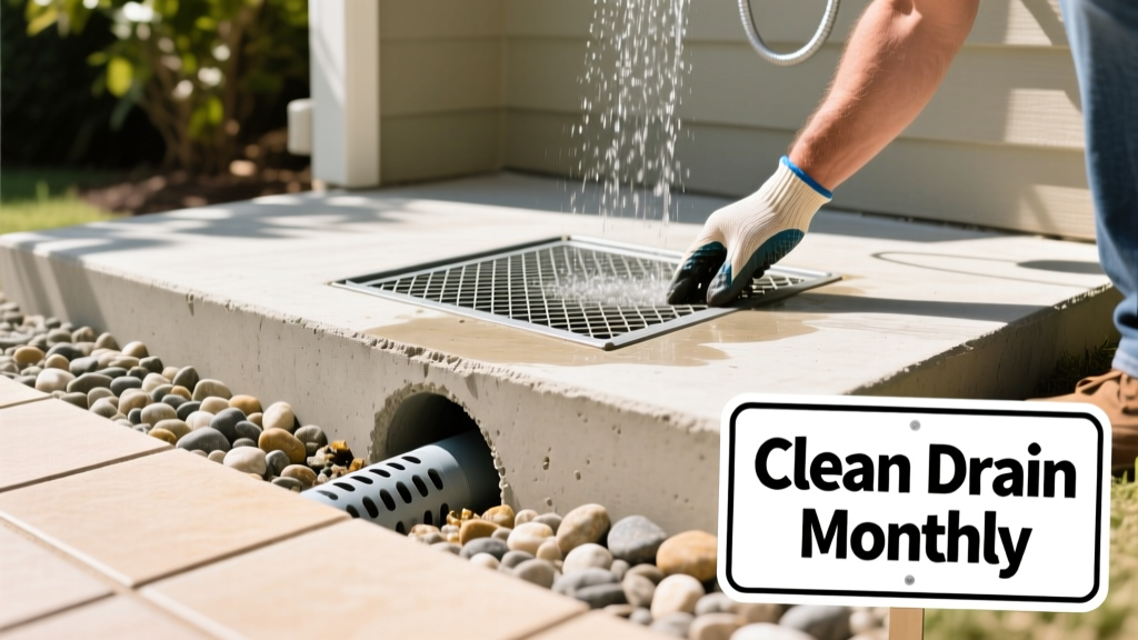 How to Prevent Outdoor Shower Drainage Failure