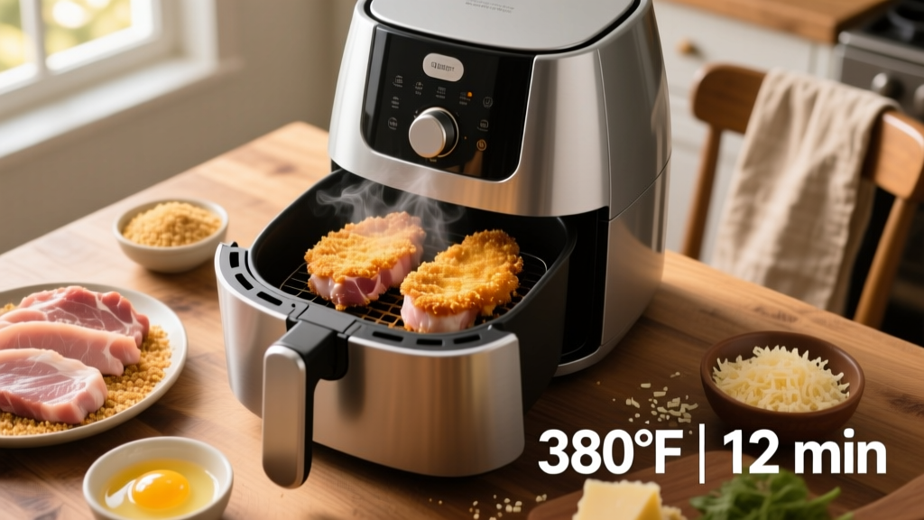Air Fryer Breaded Pork Chops: Perfect Temp & Time