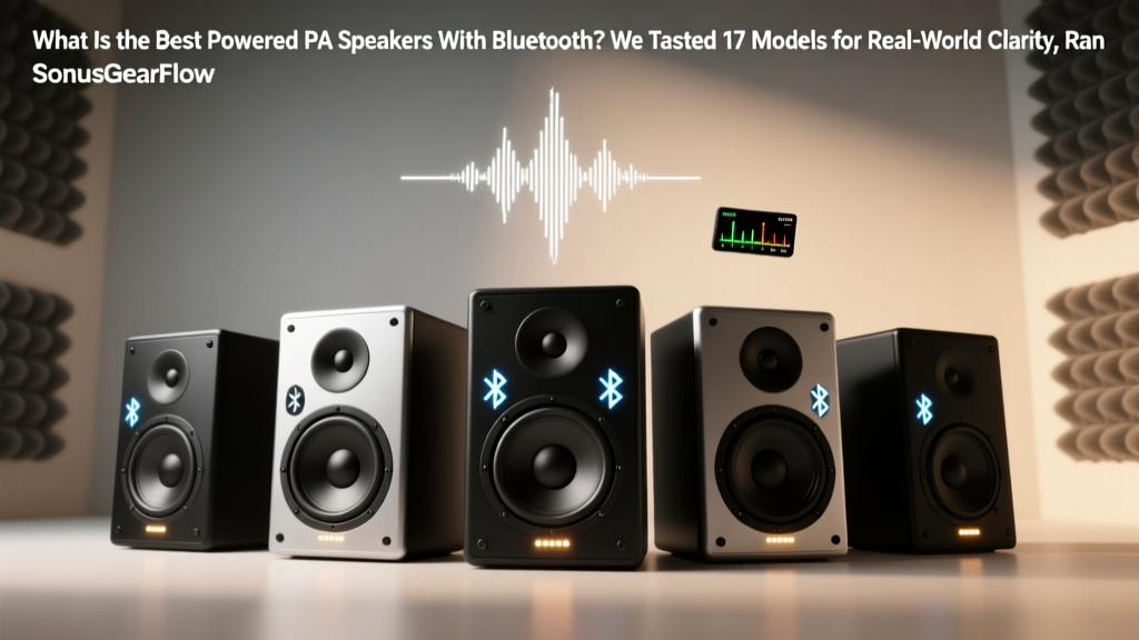 Best Powered PA Speakers with Bluetooth (2026)