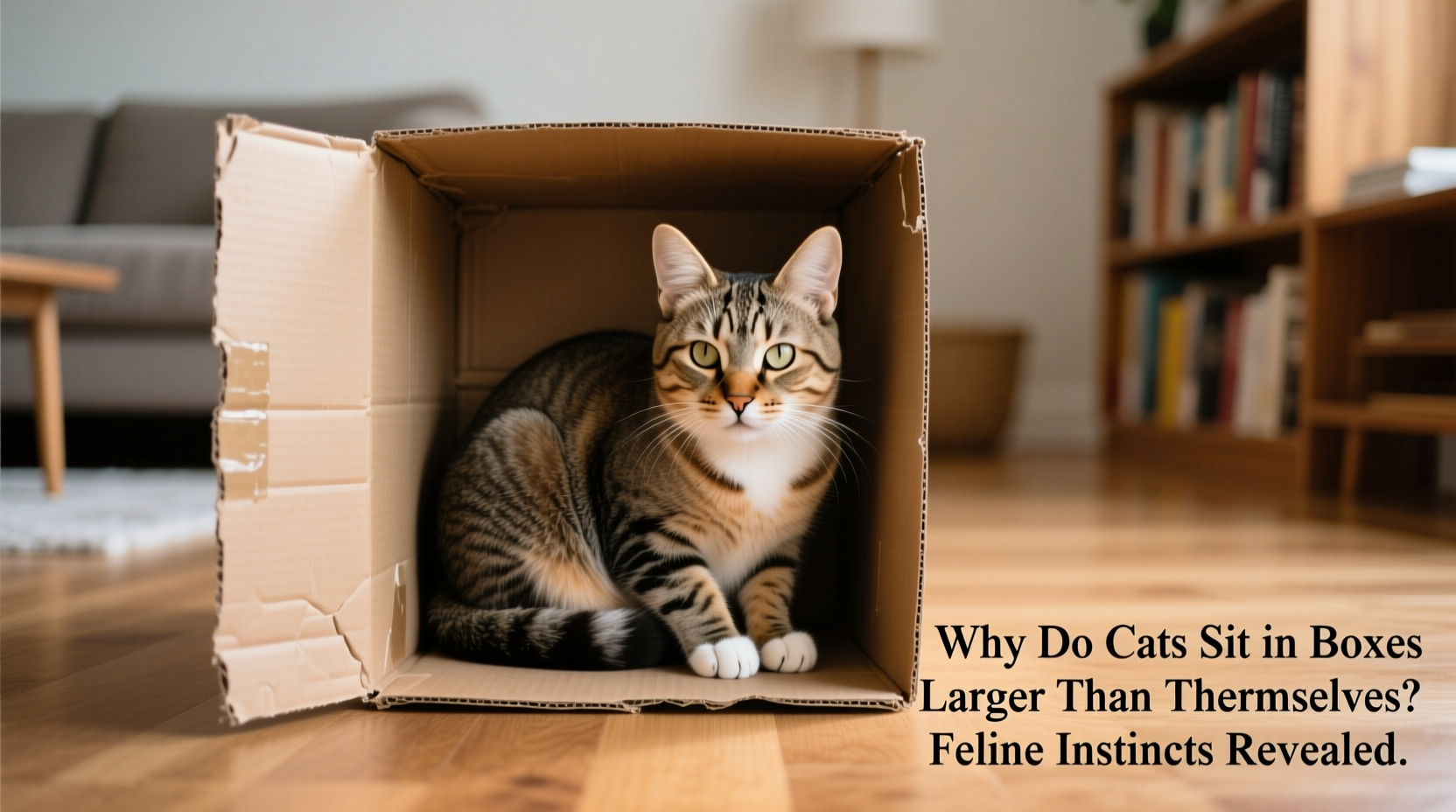why do cats sit in boxes larger than themselves feline instincts revealed