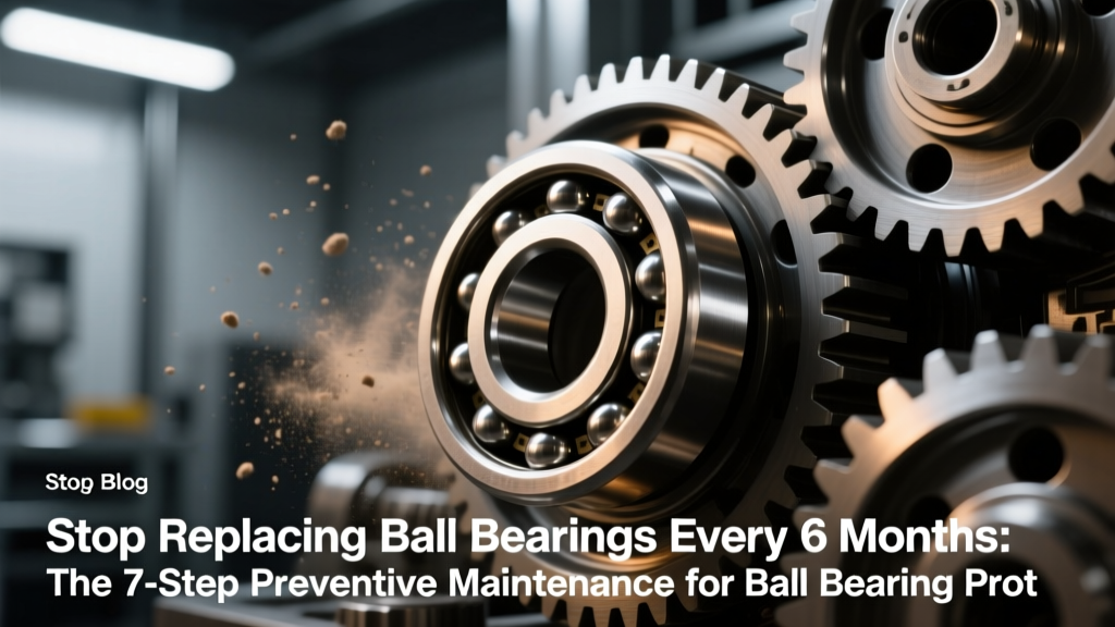 7-Step Ball Bearing Maintenance: Cut Downtime 73%