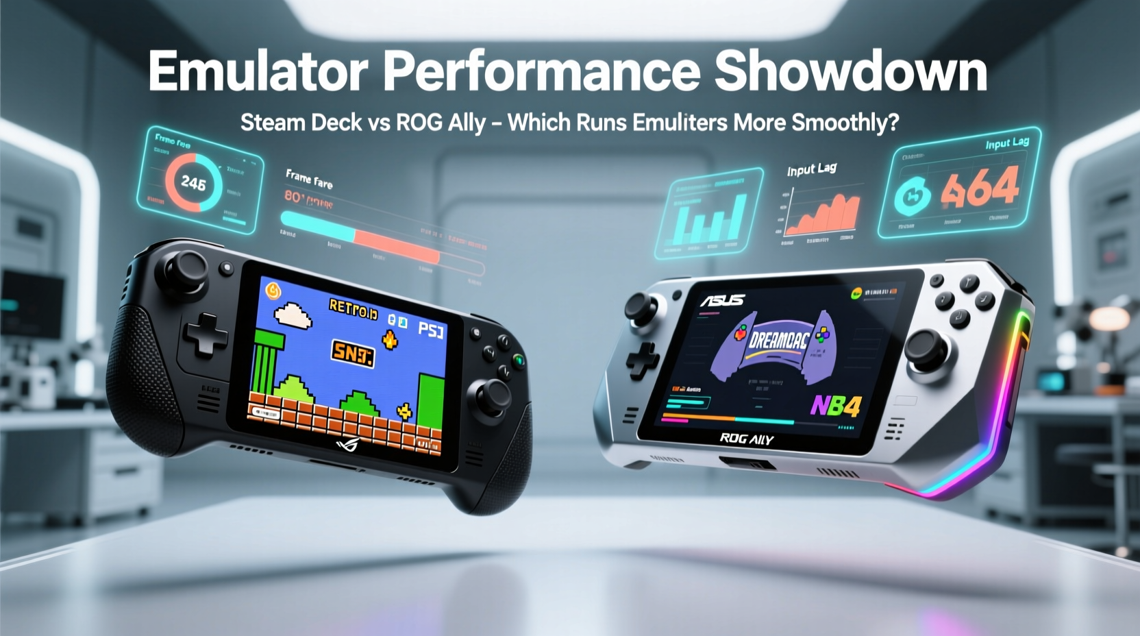 Steam Deck Vs Rog Ally Which Handheld Gaming Pc Runs Emulators More ...