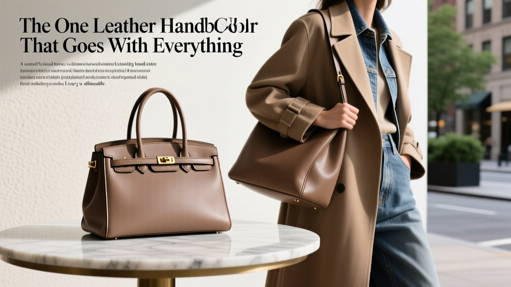 The One Leather Handbag Color That Goes With Everything
