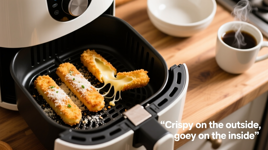 How to Bake Frozen Mozzarella Sticks in an Air Fryer