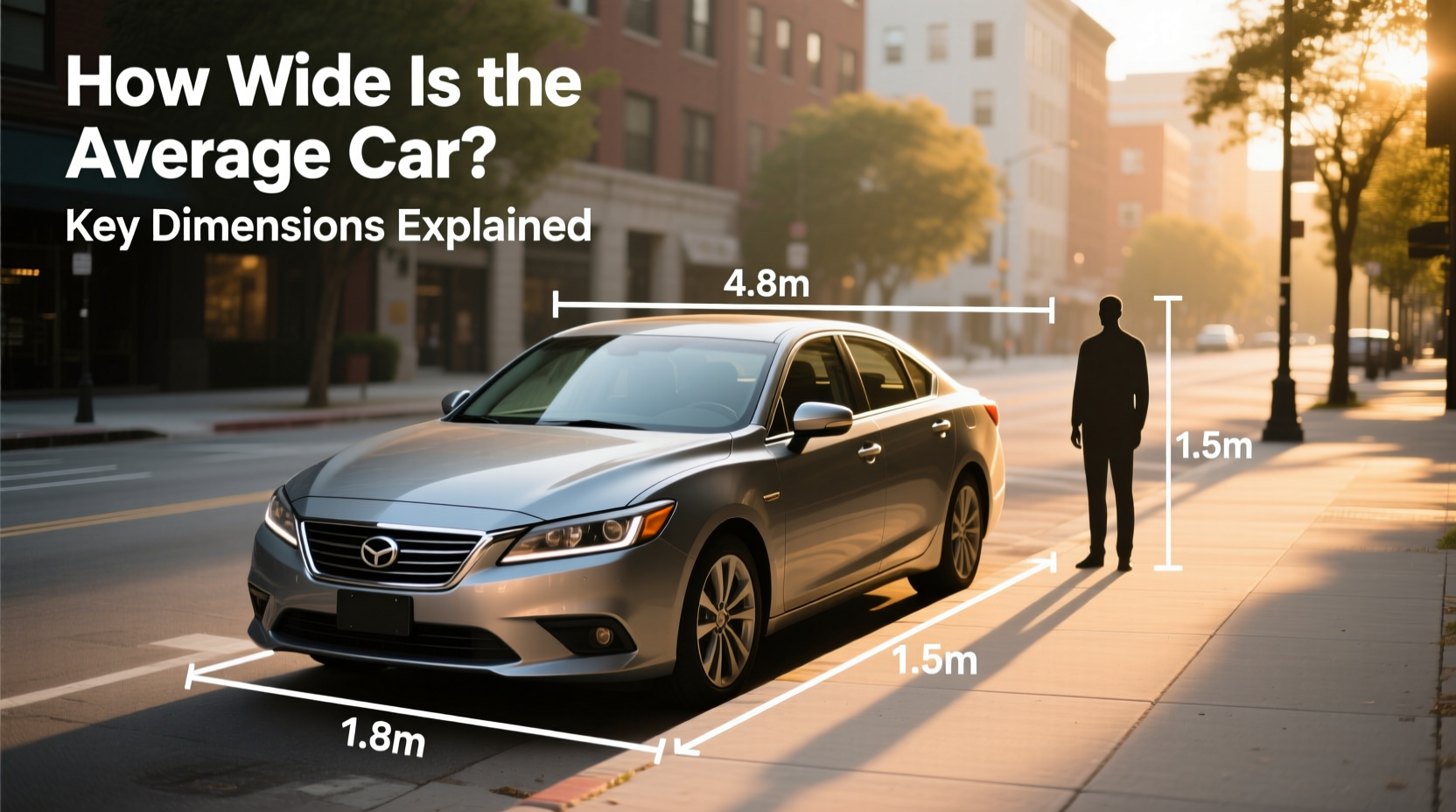 how wide is the average car