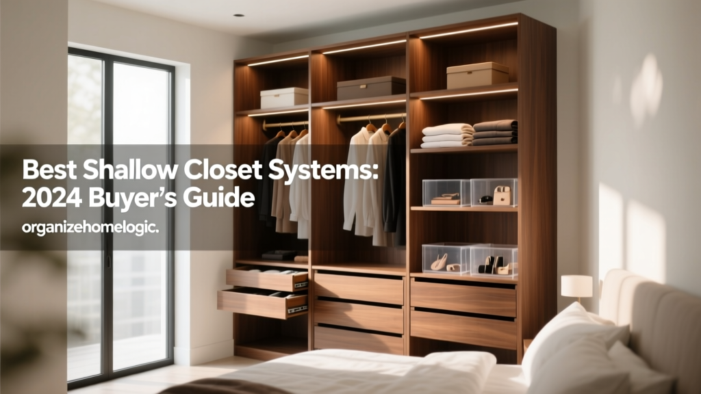 Best Shallow Closet Systems: 2024 Buyer's Guide