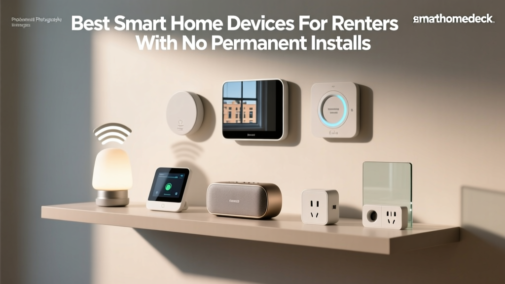Best Smart Home Devices For Renters With No Permanent Installs