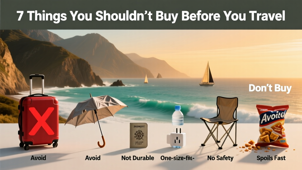 7 Things You Shouldn’t Buy Before You Travel — Save Money, Space, and Sanity