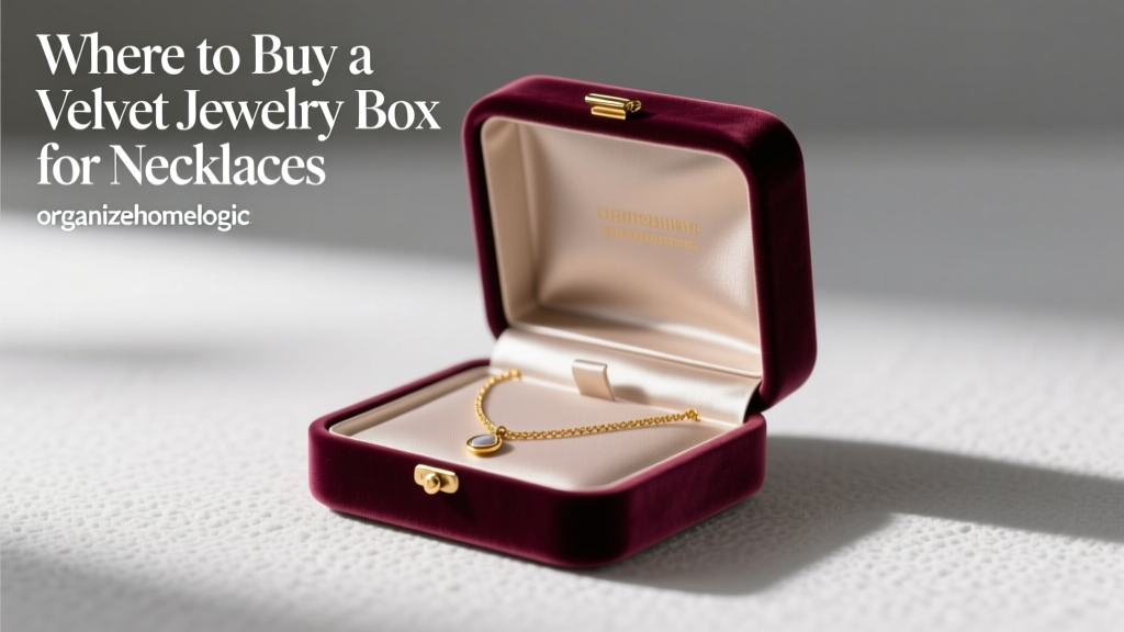 Where to Buy a Velvet Jewelry Box for Necklaces