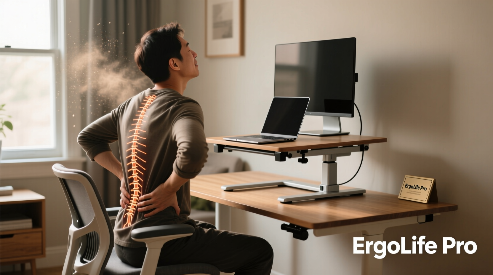 is standing desk converter worth it for remote workers with back pain