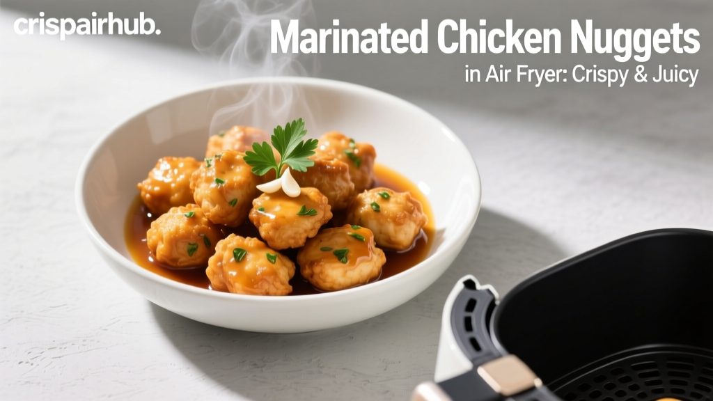 Marinated Chicken Nuggets in Air Fryer: Crispy & Juicy
