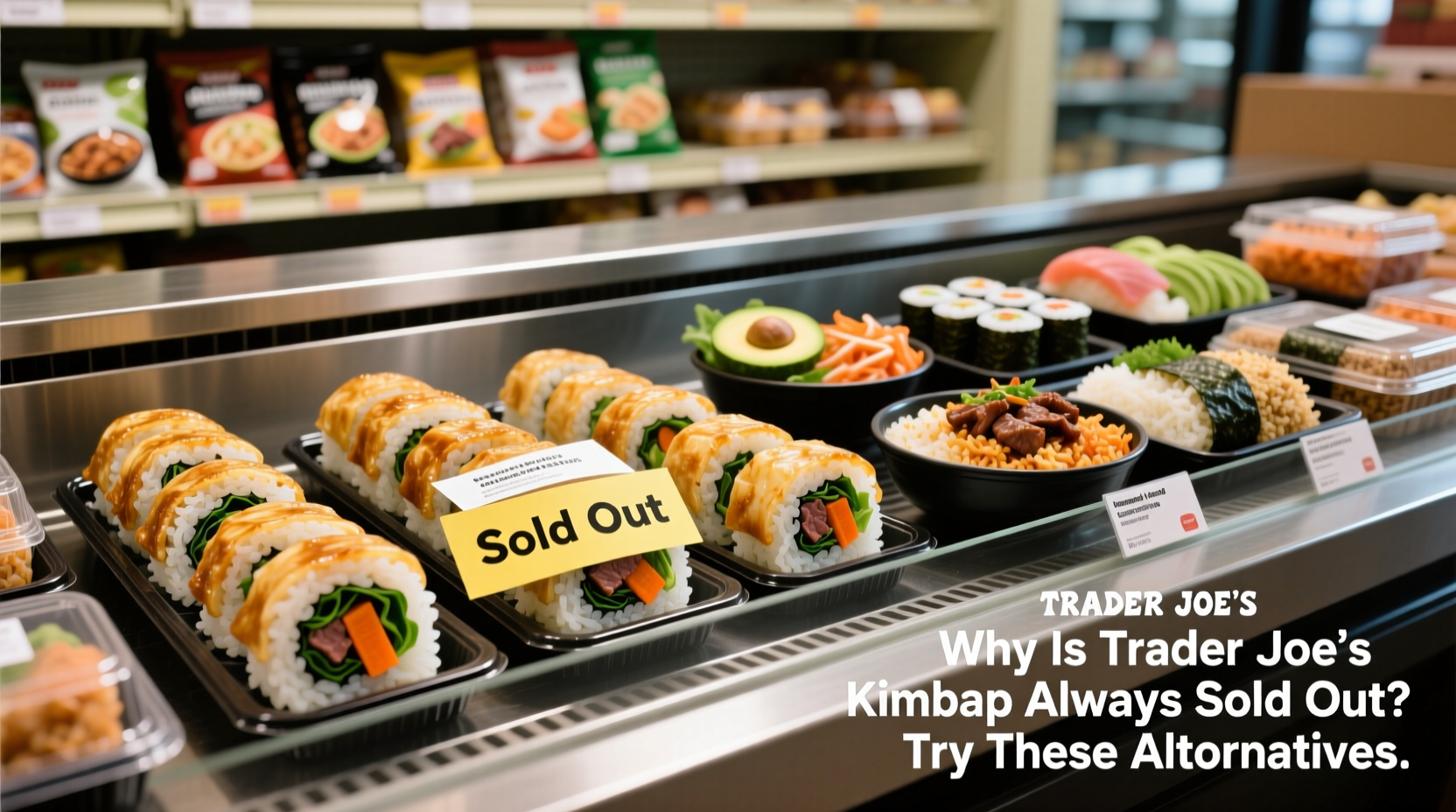 why is trader joes kimbap always sold out alternatives to try