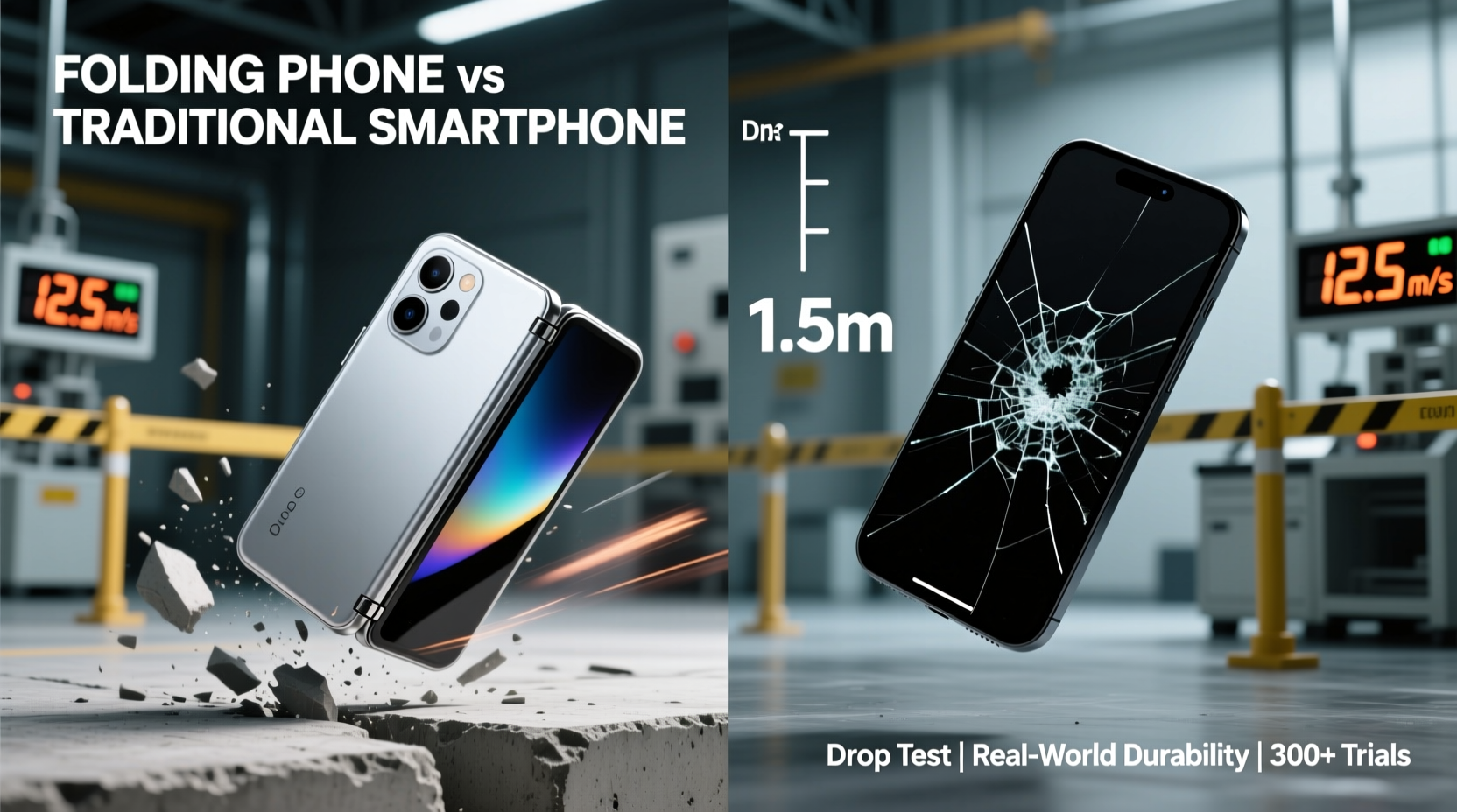 folding phone vs traditional smartphone which survives drops better in real tests