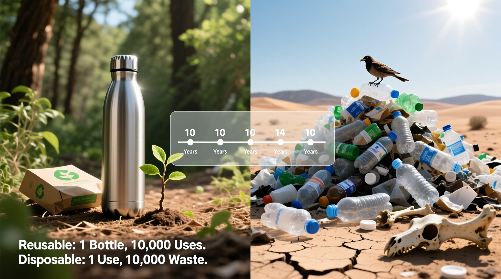 reusable water bottles vs disposable which is truly better for the planet
