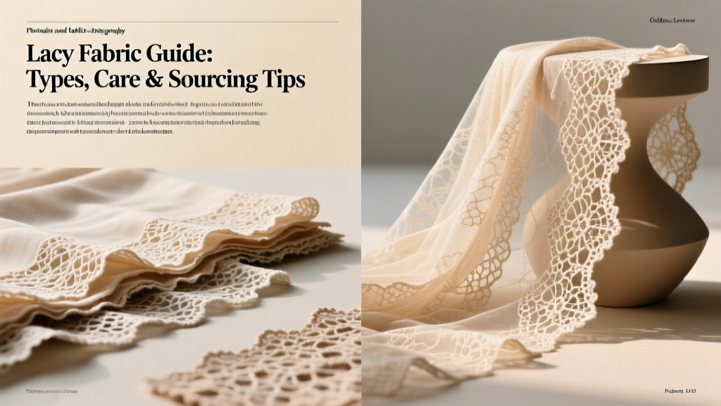 Lacy Fabric Guide: Types, Care & Sourcing Tips
