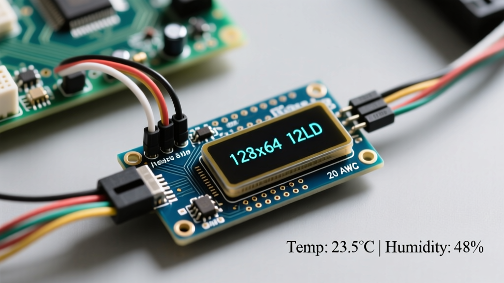 Sensor Data Integration: Wiring a Display I2C OLED