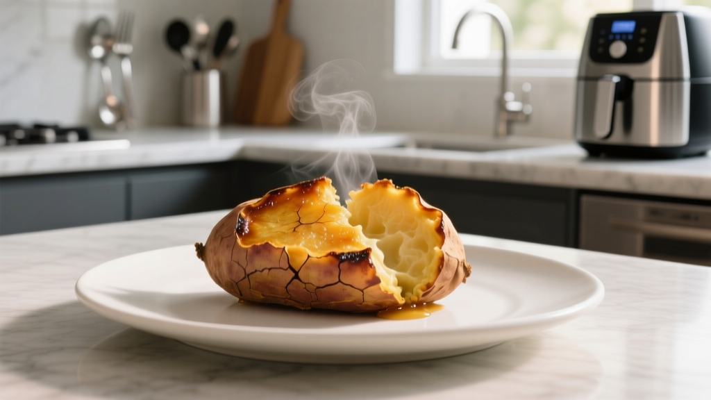 Air Fryer Korean Sweet Potato: Crispy Outside, Silky Inside