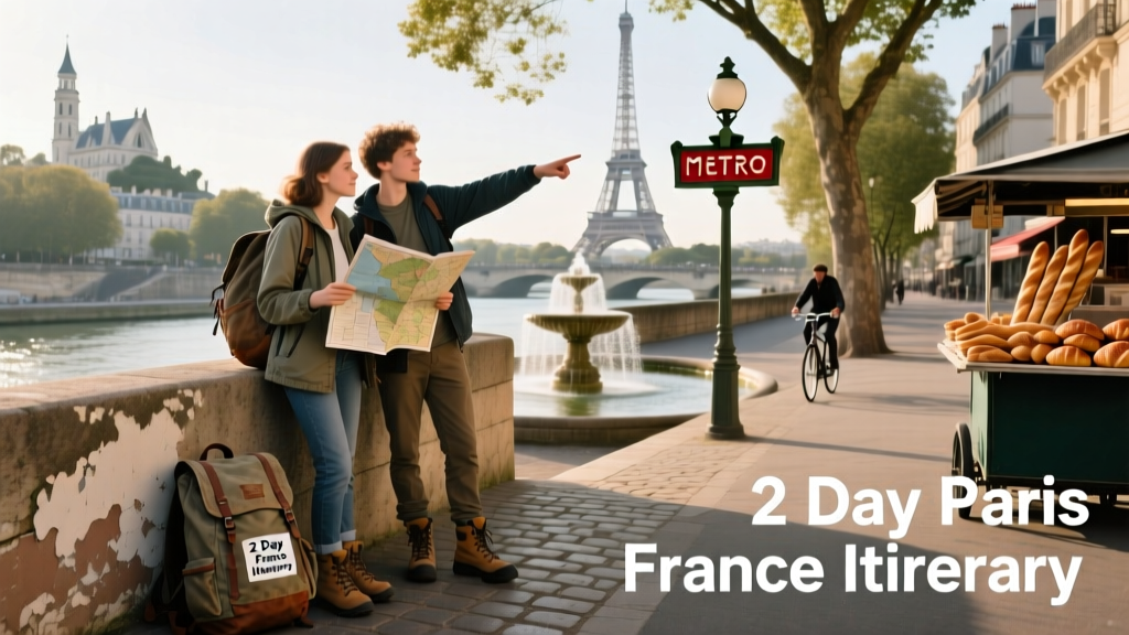 2-Day Paris France Itinerary: Budget-Friendly, Realistic & Fully Optimized for Backpackers