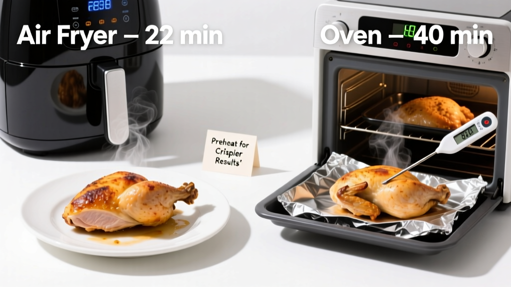 Air Fryer vs Oven Cooking Time: Real-World Results