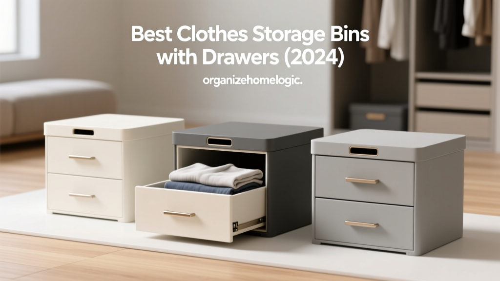Best Clothes Storage Bins with Drawers (2024)