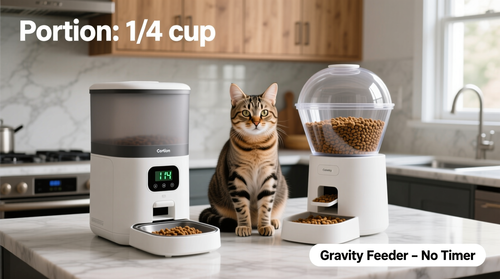 automatic cat feeder vs gravity feeder will a gravity feeder actually make my cat overweight