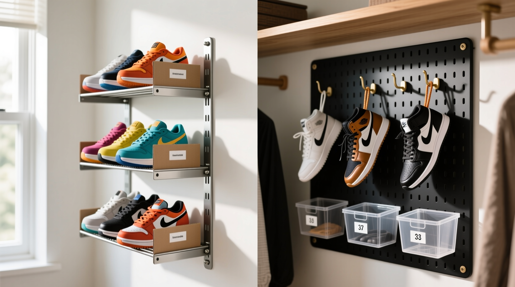 closet organization tips sneaker storage showdown