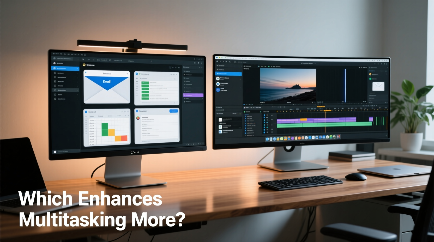 4k monitor vs ultrawide which enhances multitasking more effectively