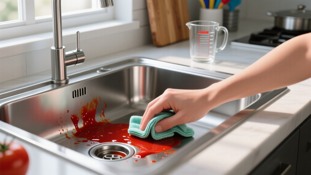 How to Get Tomato Sauce Out of Sink: 5 Proven Steps